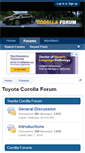 Mobile Screenshot of corollaforum.com